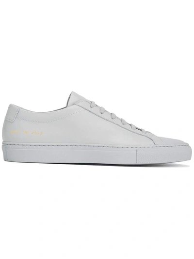 Common Projects Grey Original Achilles Low Sneakers In Grey