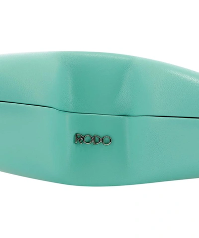 Shop Rodo "moore" Clutch In Light Blue