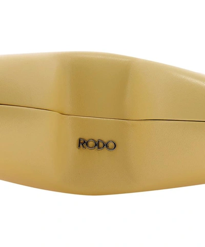 Shop Rodo "moore" Clutch In Yellow