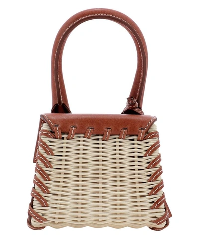 Shop Jacquemus "le Chiquito" Handbag In Brown