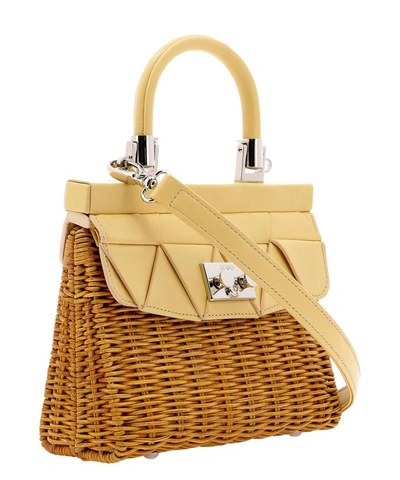 Shop Rodo "small Paris Willow" Handbag In Yellow