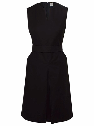 Shop Eleventy Black Sleeveless Dress