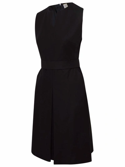 Shop Eleventy Black Sleeveless Dress