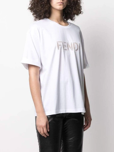 Shop Fendi T-shirts And Polos White