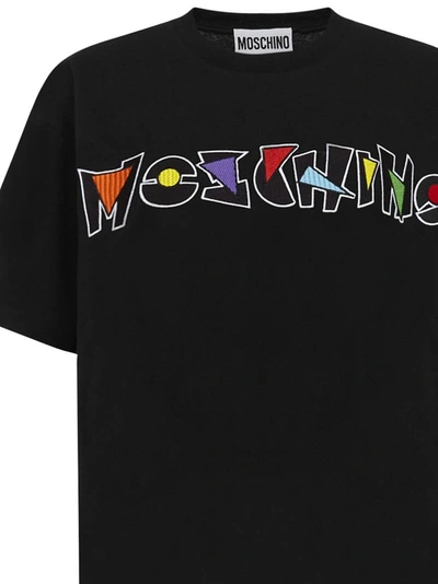 Shop Moschino T-shirts And Polos Black