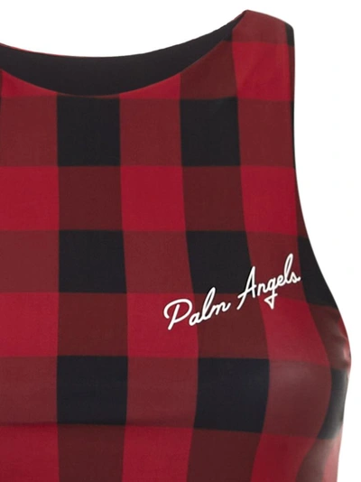 Shop Palm Angels Top In Red White