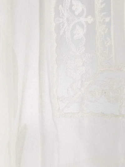Shop Ermanno Scervino Dresses White