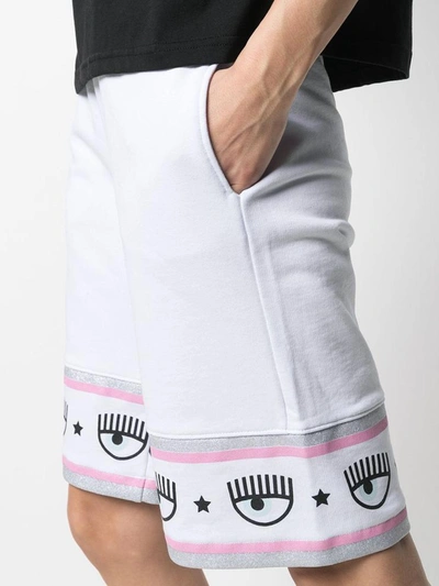 Shop Chiara Ferragni Shorts In White