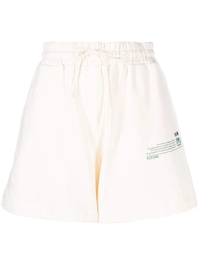 Shop Msgm Shorts White