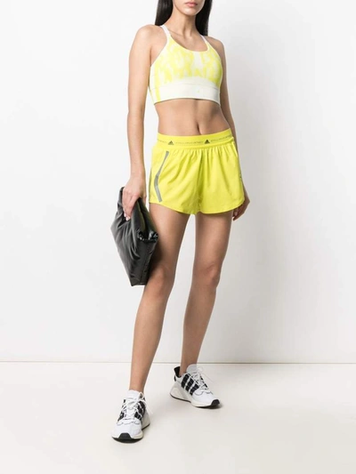 Shop Adidas By Stella Mccartney Shorts Yellow