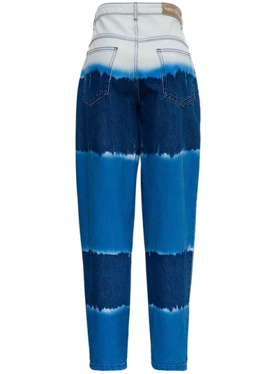 Shop Alberta Ferretti Oceanic Tie Dye I Love Summer Jeans In Blu