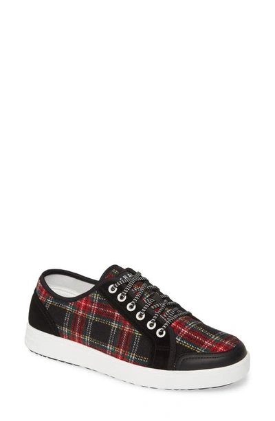 Shop Traq By Alegria Alegria Lyriq Sneaker In Flannely Black Fabric