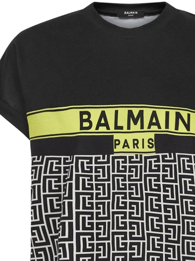 Shop Balmain T-shirts And Polos Black