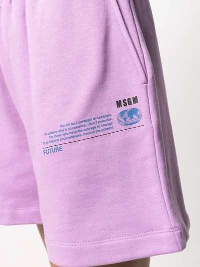 Shop Msgm Shorts Pink