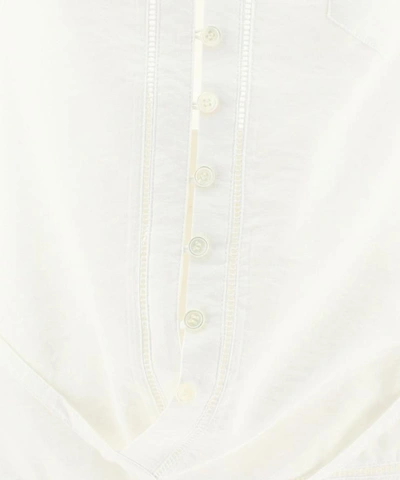 Shop Jacquemus "nappe" Cut-out Shirt In White