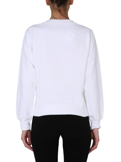 Shop Moschino No Strings Attached Sweatshirt In White
