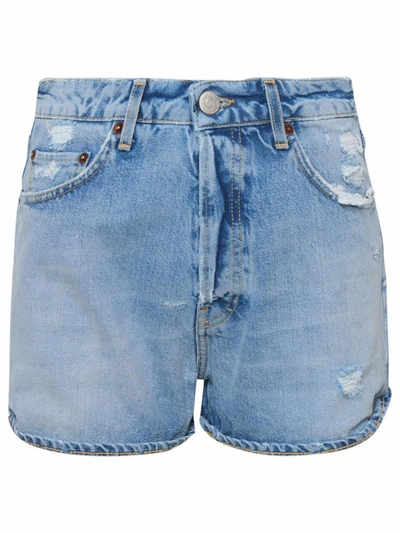 Shop Haikure Light Blue Nevada Shorts