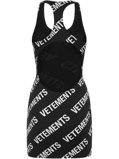 Shop Vetements Dresses Black