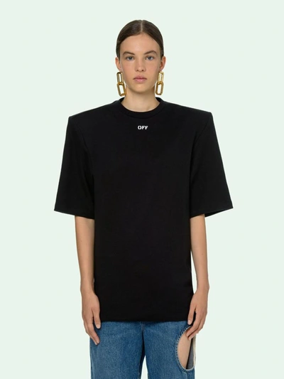 Shop Off-white Off White T-shirts And Polos Black