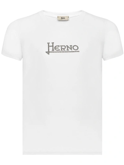 Shop Herno T-shirts And Polos White