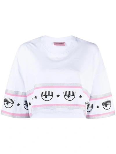 Shop Chiara Ferragni T-shirts And Polos White