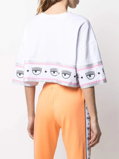 Shop Chiara Ferragni T-shirts And Polos White