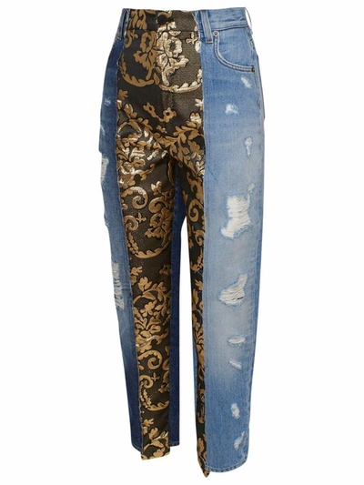Shop Dolce & Gabbana Multicolor Jeans In Blue