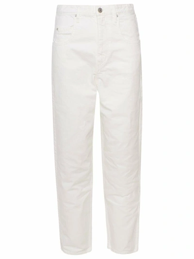 Shop Isabel Marant Étoile White Corfy Jeans