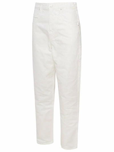 Shop Isabel Marant Étoile White Corfy Jeans