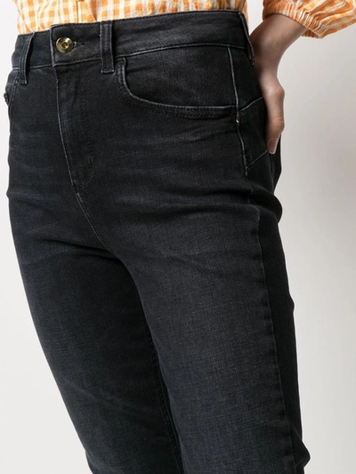 Shop Liu •jo High Waist Skinny Black Jeans