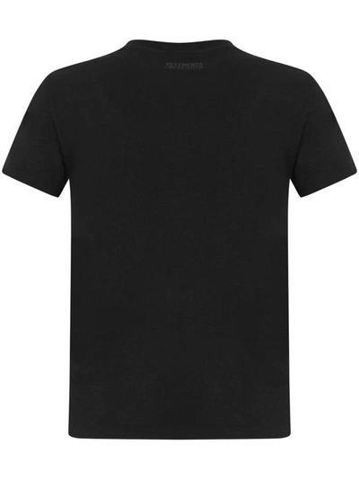 Shop Vetements T-shirts And Polos Black