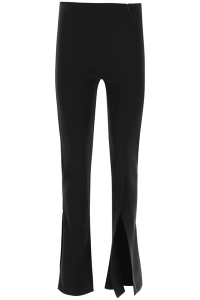 Shop A.w.a.k.e. Mode Slim Trousers In Cady In Black