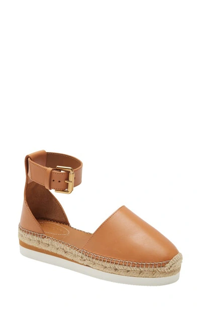 Shop See By Chloé Glyn Espadrille In Cuoio