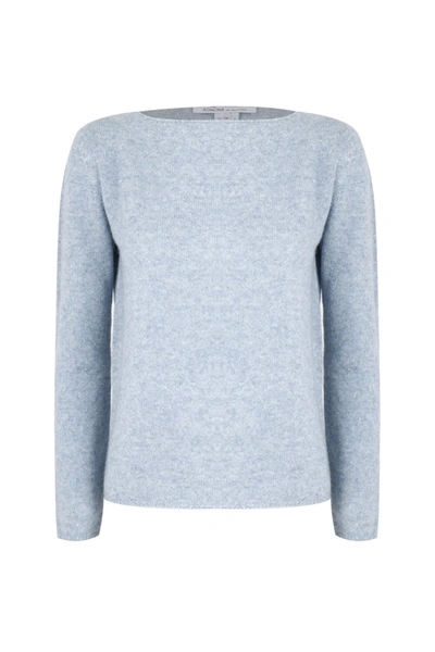 Shop Agnona Sweaters Clear Blue