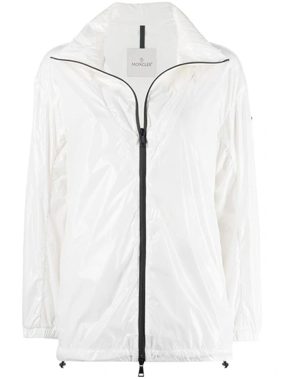 Shop Moncler Coats Cream