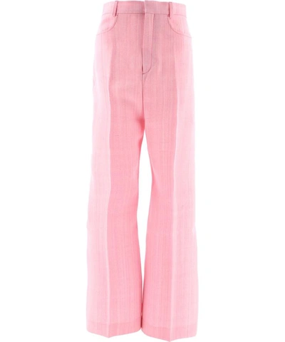 Shop Jacquemus "sauge" Pants In Pink