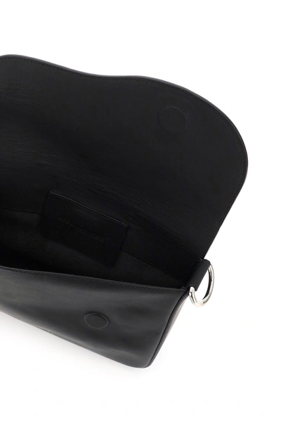 Shop A-cold-wall* A Cold Wall V2 Holster Leather Messenger Bag In Black