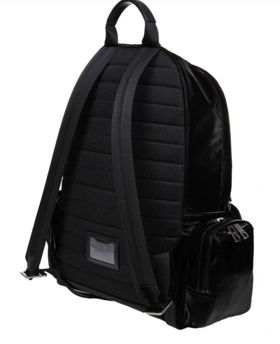 Shop Dolce & Gabbana Nero Sicilia Dna Nylon Backpack In Blu Scurissimo 1