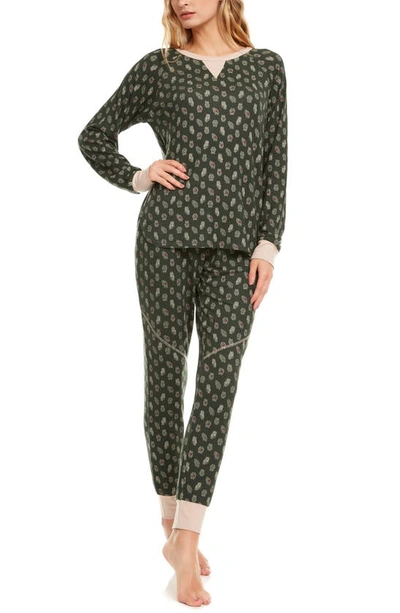 Shop Flora Nikrooz Maddie Hacci Pajamas In Owl-green