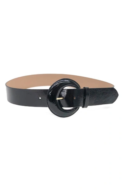 Shop B-low The Belt Mini Maura Patent Leather Belt In Black
