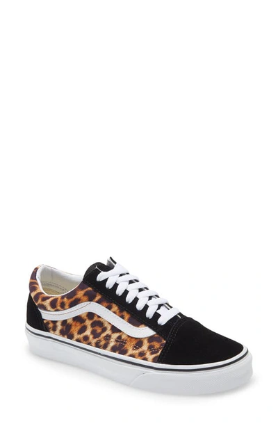 Vans Old Skool Leopard-print Suede And Textile Trainers In Multi | ModeSens
