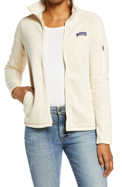 Shop Patagonia Better Sweater® Jacket In Oyster White