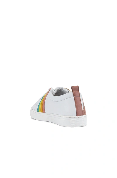 Shop Seychelles Stand Out Sneaker In White & Rainbow