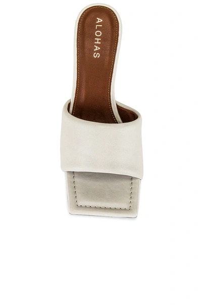 Shop Alohas Puffy Mule In White