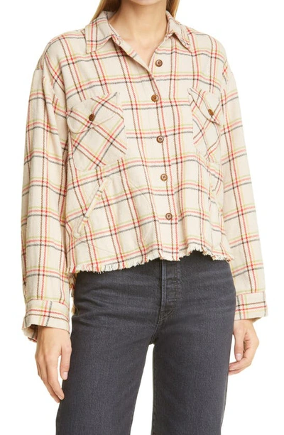 Shop The Great The Voyager Plaid Jacket In Canoe Plaid