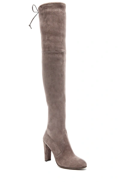 Shop Stuart Weitzman Highland Boot In Taupe