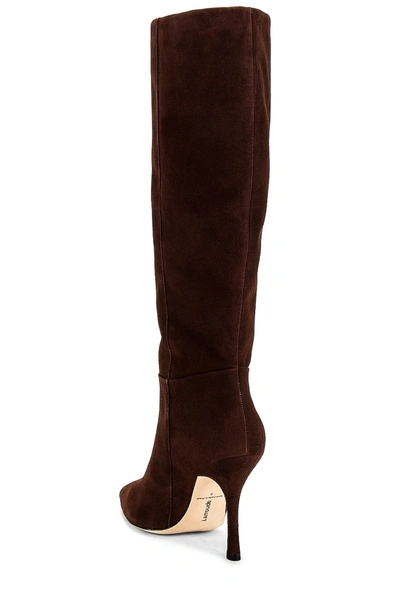 Shop Larroude The Kate Boot In Brown
