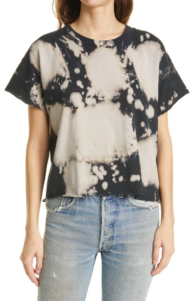 Shop The Great Crop T-shirt In Black Cloud Wash