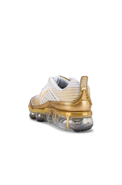 Shop Nike Air Vapormax 360 Sneaker In White  Metallic Gold & Black