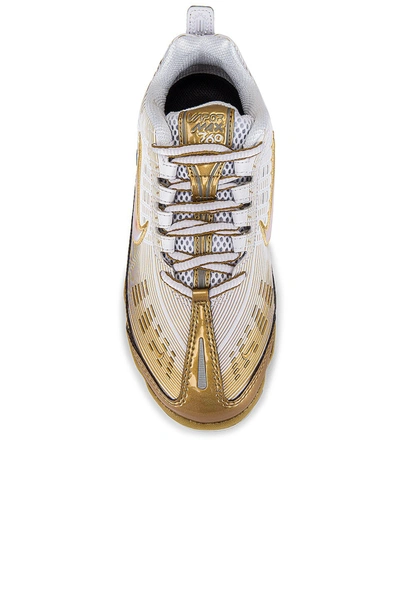 Shop Nike Air Vapormax 360 Sneaker In White  Metallic Gold & Black